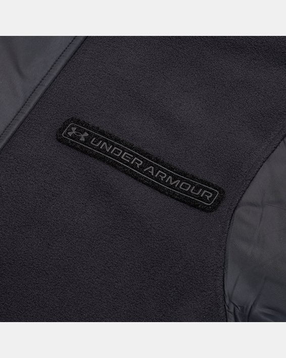 Men's ColdGear® Infrared Utility ½ Zip Jacket, Black, pdpMainDesktop image number 8